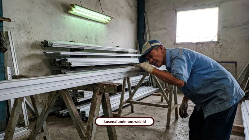 Kontrol Kualitas Kusen, Cek Sebelum Dikirim ke Batu