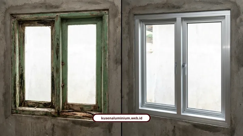 Kusen Aluminium Anti Karat untuk Iklim Malang
