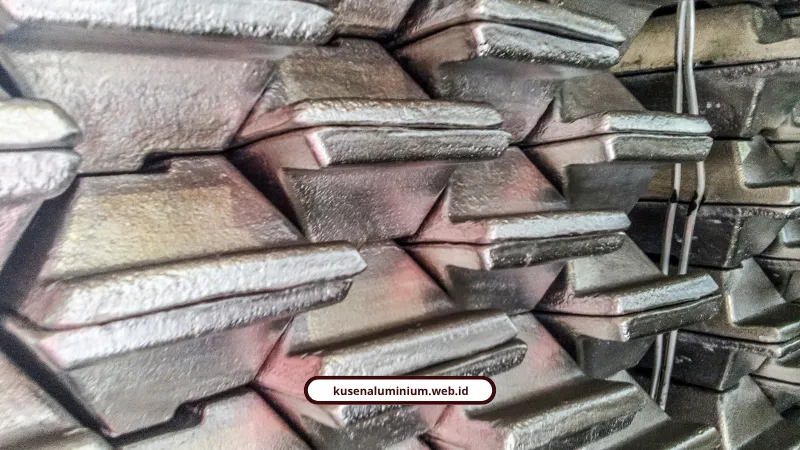 Detail Profil Penampang Material Kusen Aluminium Presisi